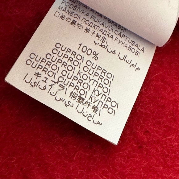 Brunello Cucinelli Womens Monili Collar Poppy Coat WOMENS SZ IT 40 / US 4 - Picture 14 of 16